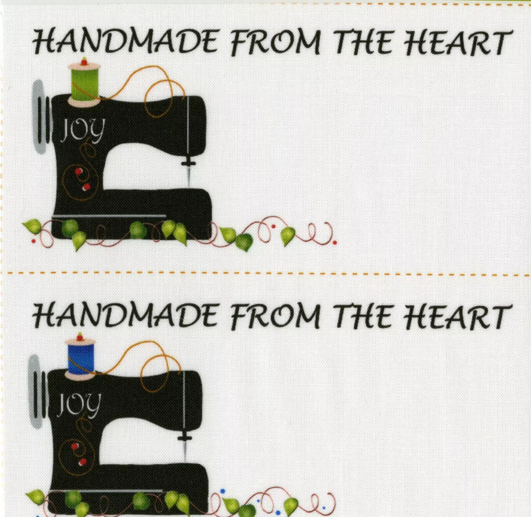 Quilt Labels Joy Sewing Machine #2 -4 per pack