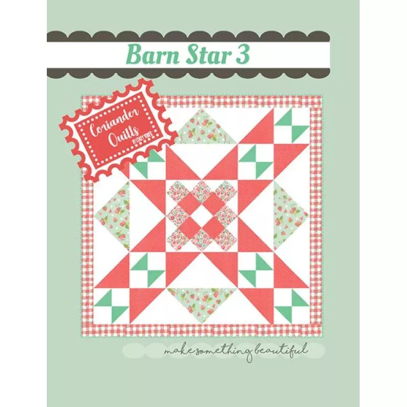Quilt Pattern – Barn Star 3 – Quilt Block