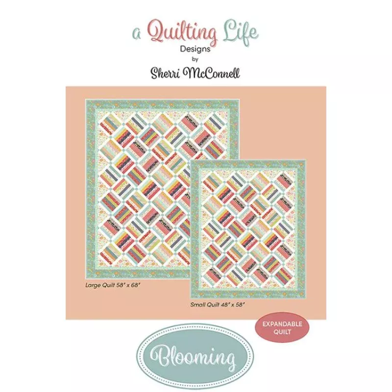 Quilt Pattern – Blooming – Honey Bun Pattern