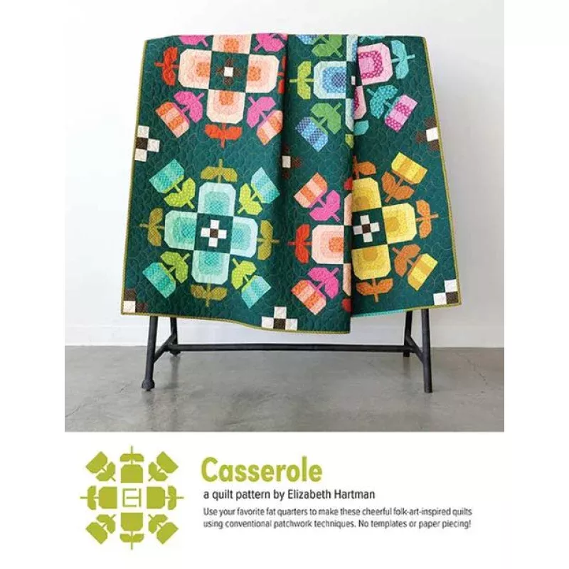 Quilt Pattern – Casserole – Machine Pieced Quilting
