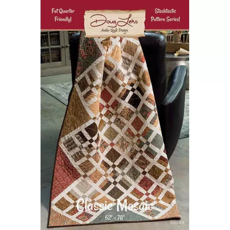 Quilt Pattern – Classic Mosaic – Fat Quarter Quilt Pattern