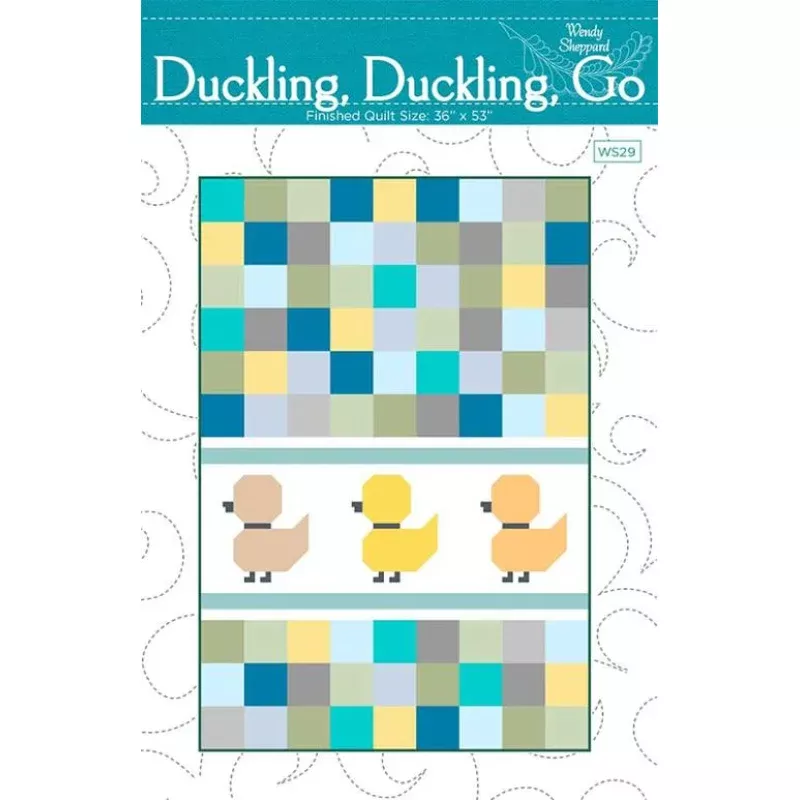 Quilt Pattern – Duckling, Duckling, Go – Fat Quarter Pattern