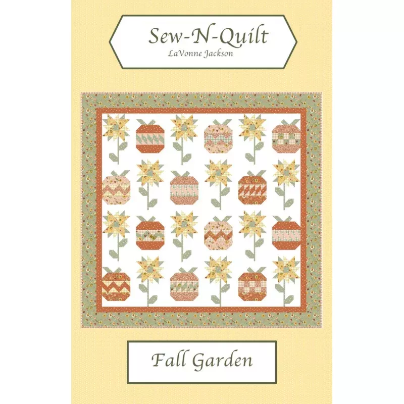 Quilt Pattern – Fall Garden – Machine Quilting