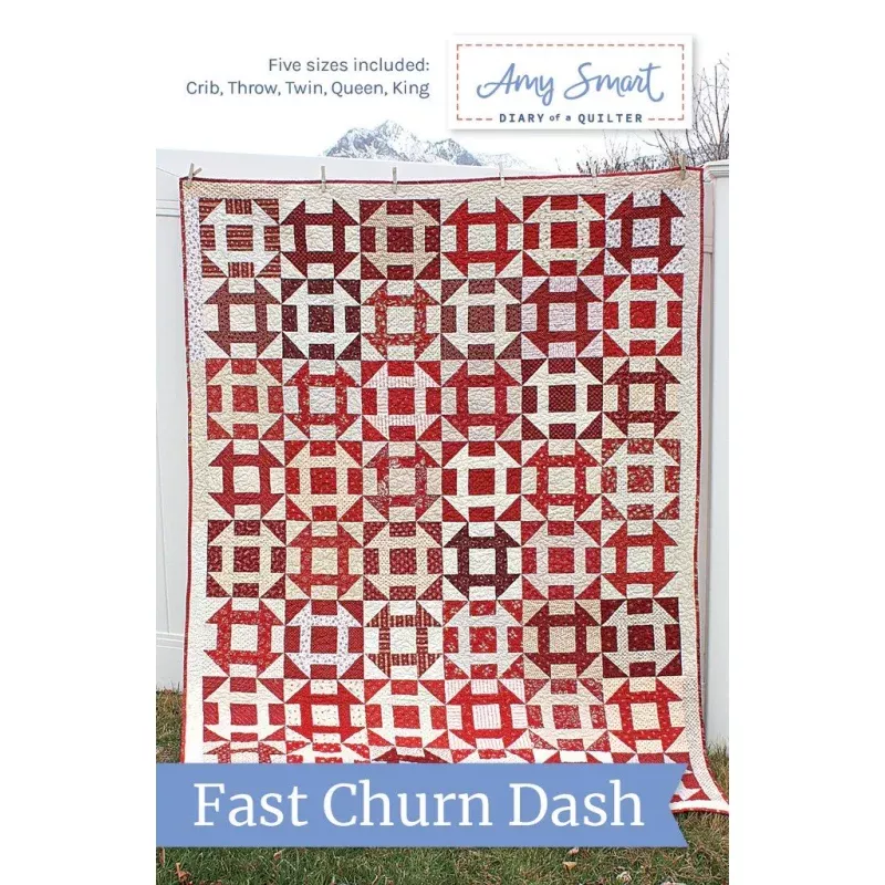Quilt Pattern – Fast Churn Dash – Diary of a Quilter