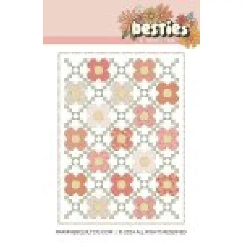 Quilt Pattern – Flower Trellis – Fat Quarter Quilt Pattern
