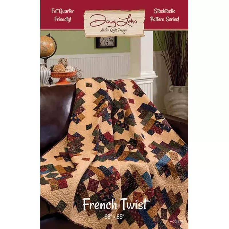 Quilt Pattern – French Twist – Fat Quarter Quilt Pattern
