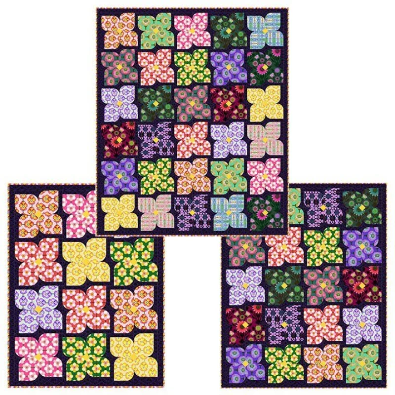 Quilt Pattern – Garden Blooms – Fat Quarter Quilt