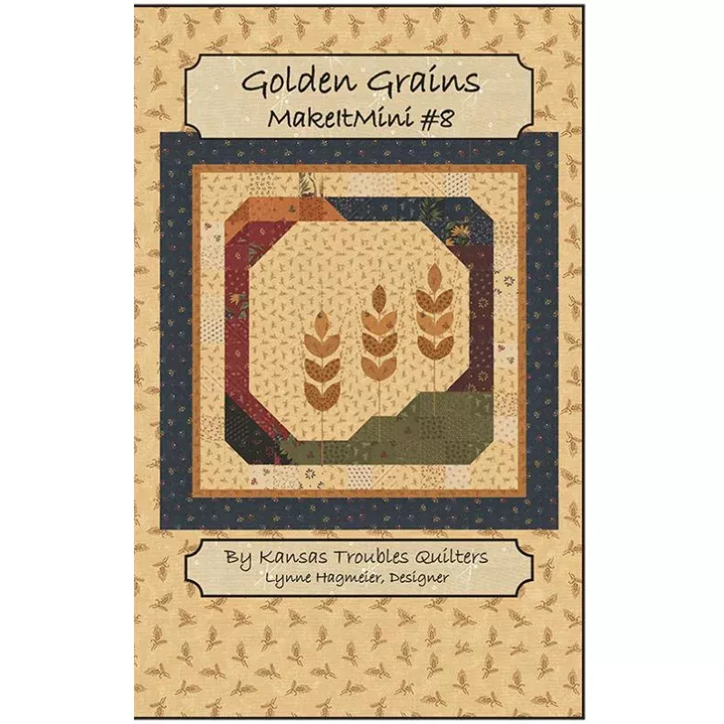 Quilt Pattern – Golden Grain – Mini Charm Pattern