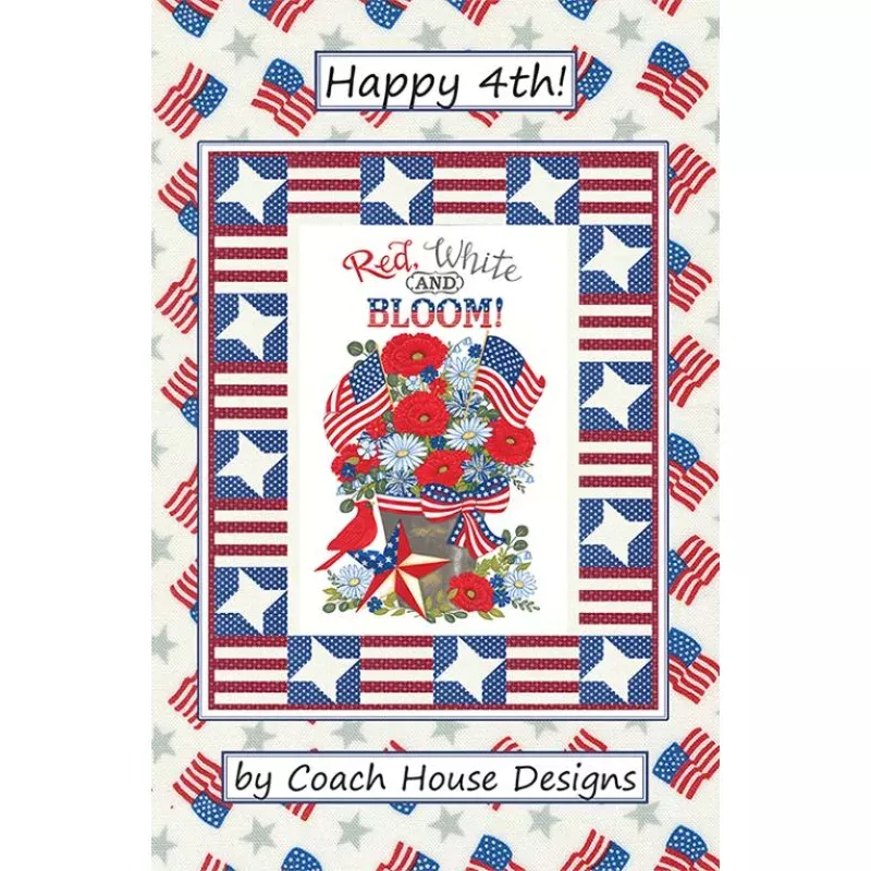 Quilt Pattern – Happy 4th! – Panel Quilt Pattern