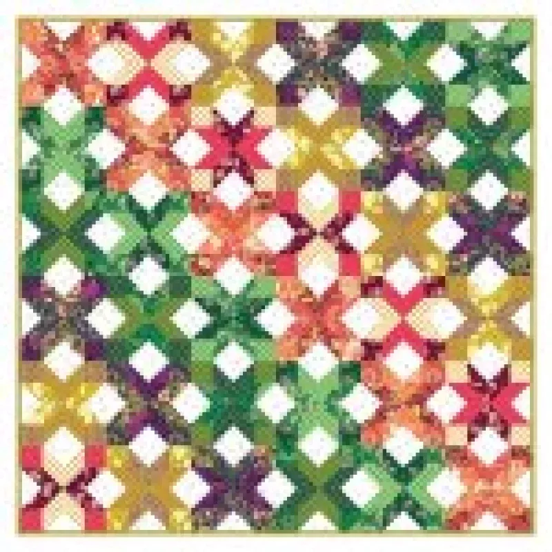 Quilt Pattern – Ironwood point – Fat Quarter Quilt