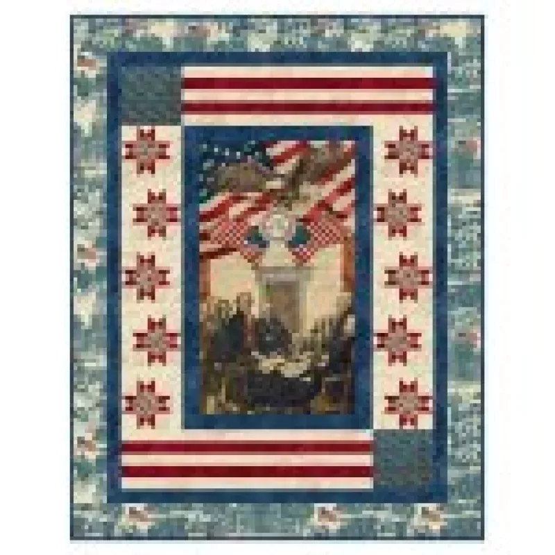 Quilt Pattern – Land of Liberty – Panel Pattern