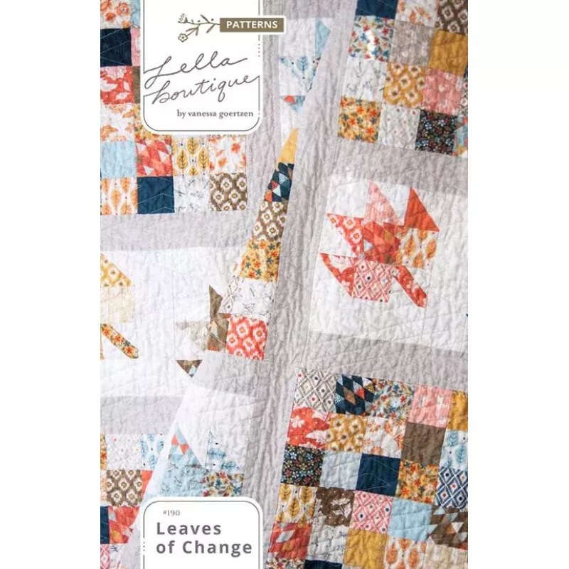 Quilt Pattern – Leaves Of Change – Jelly Roll Pattern