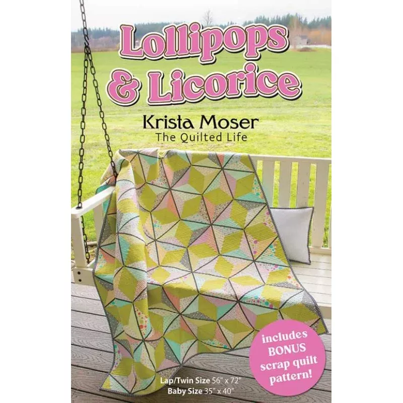 Quilt Pattern – Lollipops & Licorice – Patchwork Quilt
