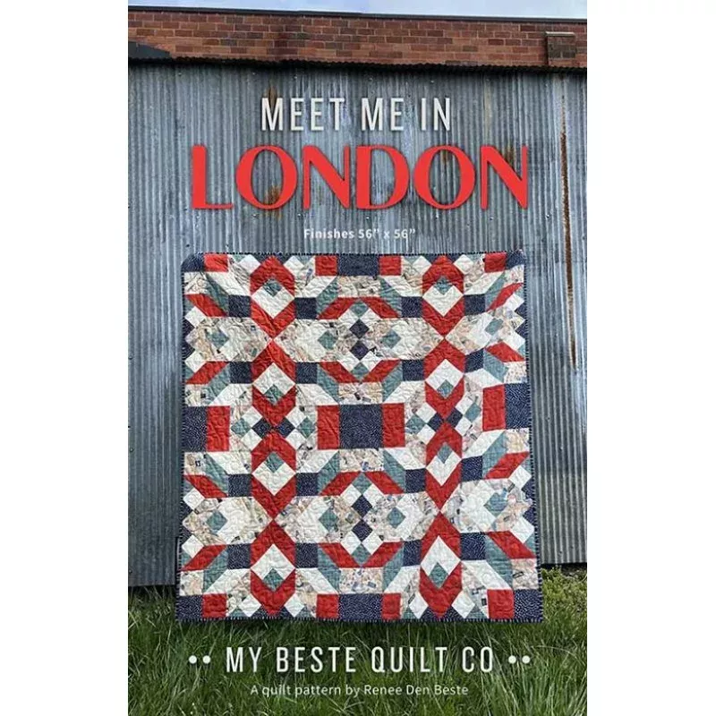 Quilt Pattern – Meet Me in London – Patchwork Quilt