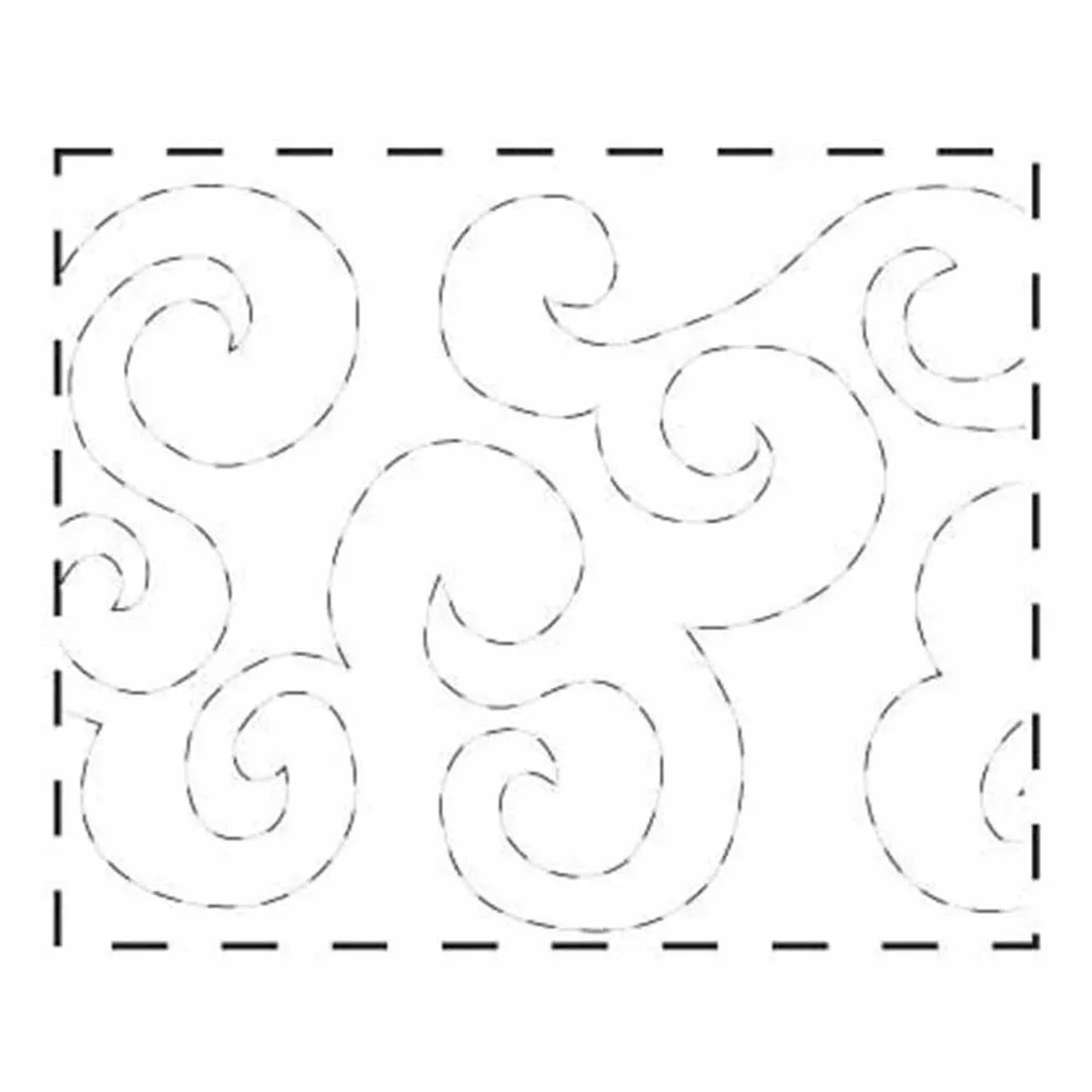 Quilt Pattern On A Roll Wide Waves 9 1 /2in x 26'
