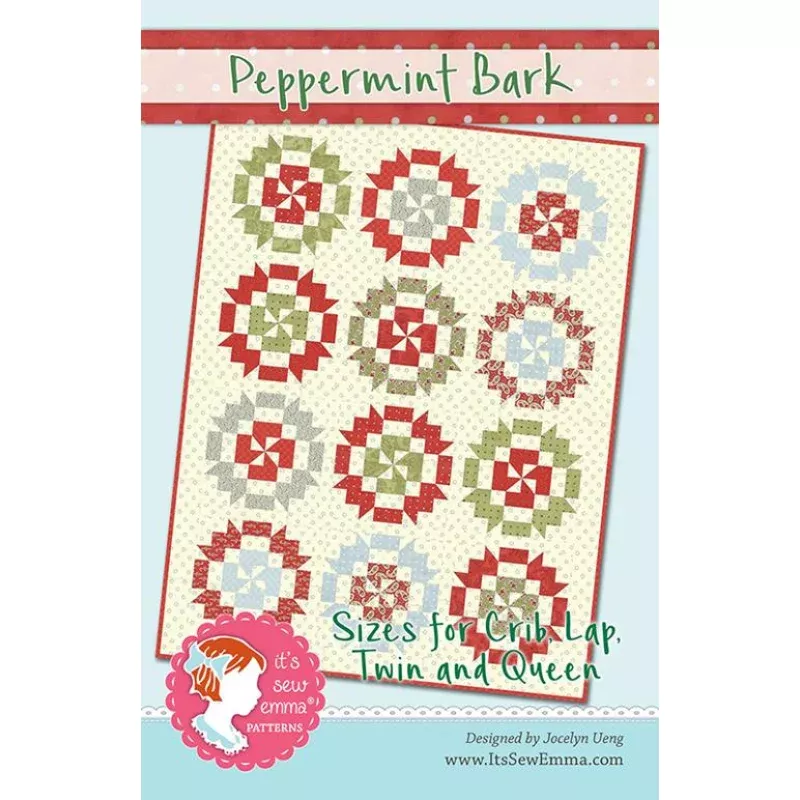 Quilt Pattern – Peppermint Bark – Patchwork Pattern