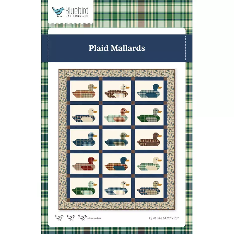 Quilt Pattern – Plaid Mallards