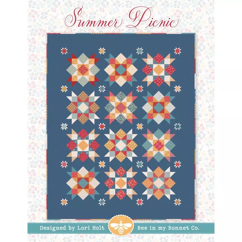 Quilt Pattern – Summer Picnic – Fat Quarter Pattern