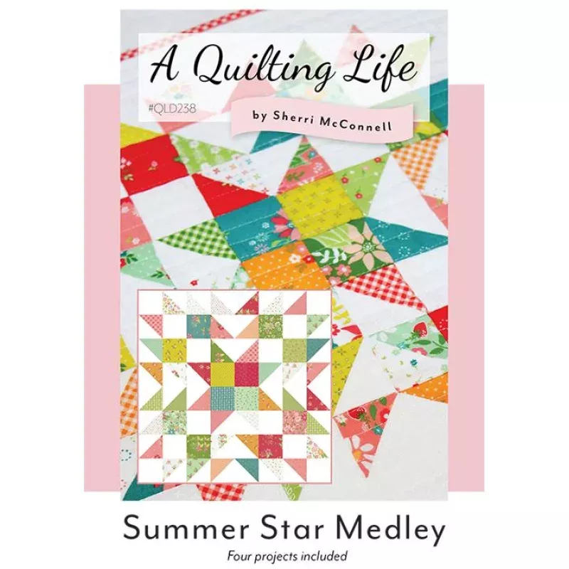 Quilt Pattern – Summer Star Medley – Layer Cake