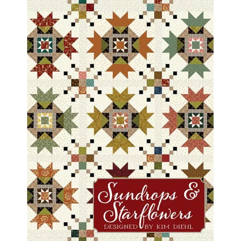 Quilt Pattern – Sundrops & Starflowers