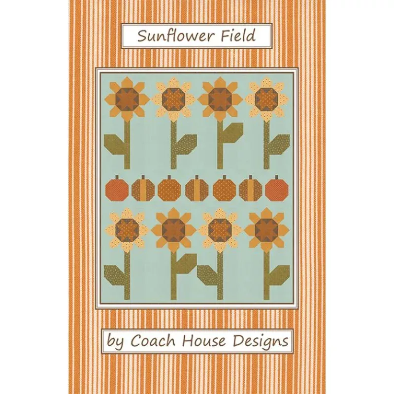 Quilt Pattern – Sunflower Field – Patchwork Quilt