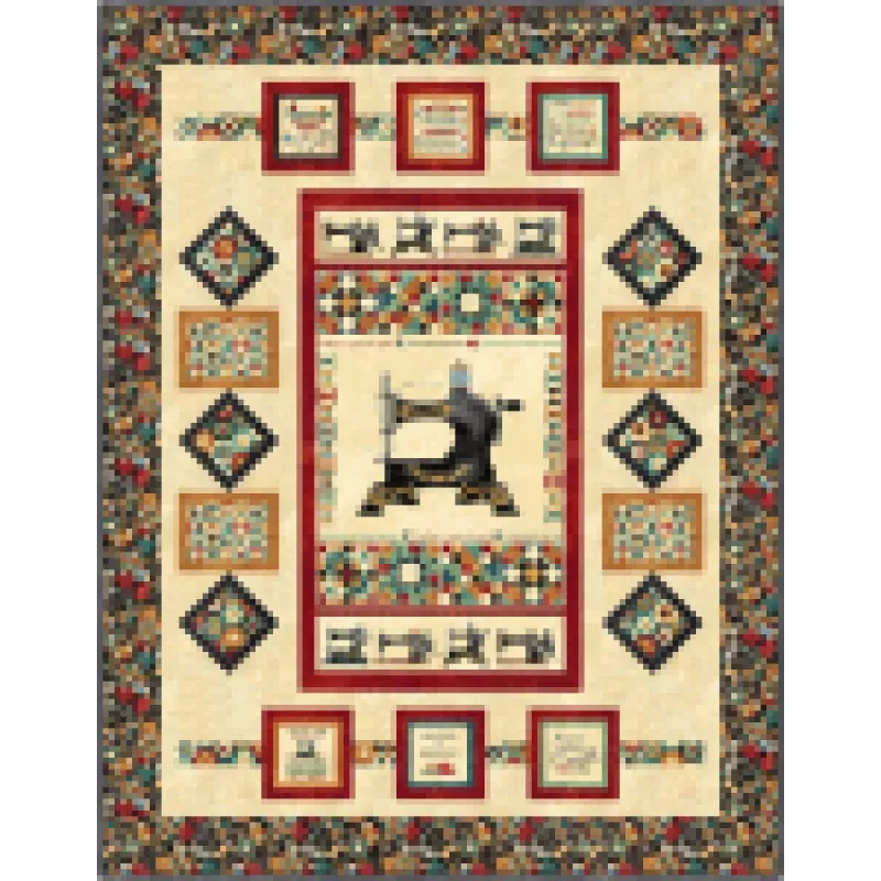 Quilt Pattern – Treasured Things – Panel Quilt Pattern