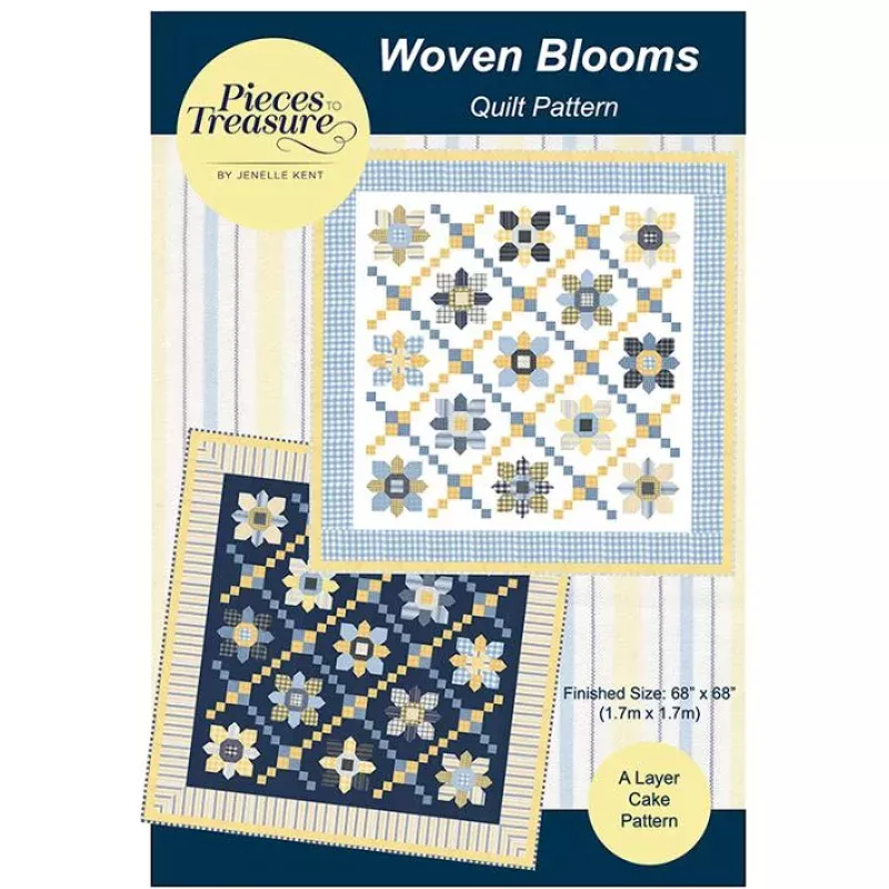 Quilt Pattern – Woven Blooms