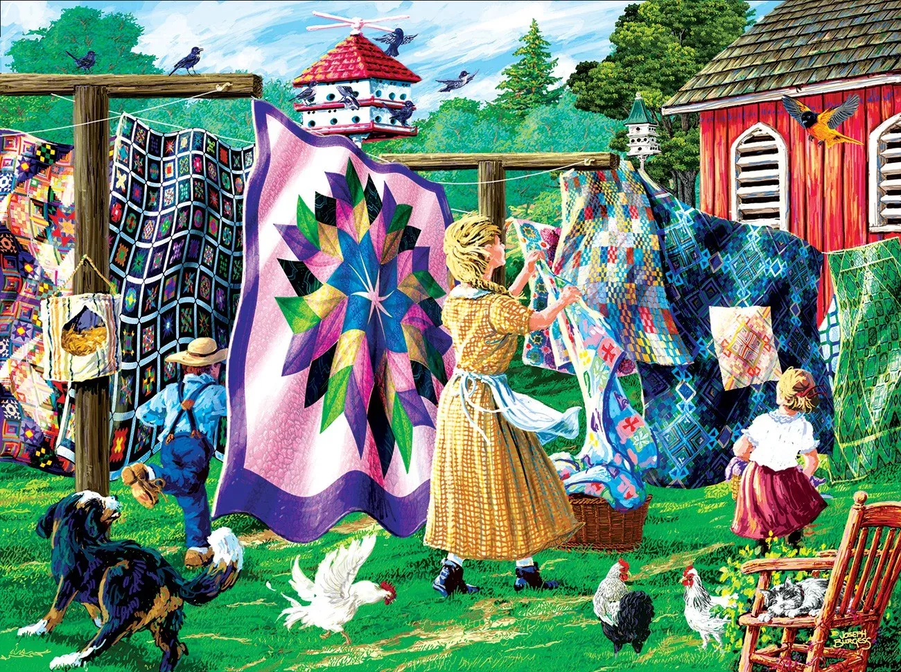 Quilters Clothesline 1000pc