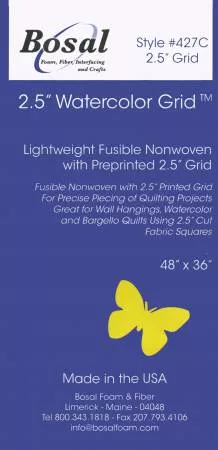Quilters Grid 2" Fusible Interfacing 48in x 1yd