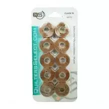 Quilters Select Bobbins - Class 15- HARVEST BROWN