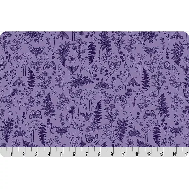 Quilting Cuddle Whispering Blooms Faegrove – Purple