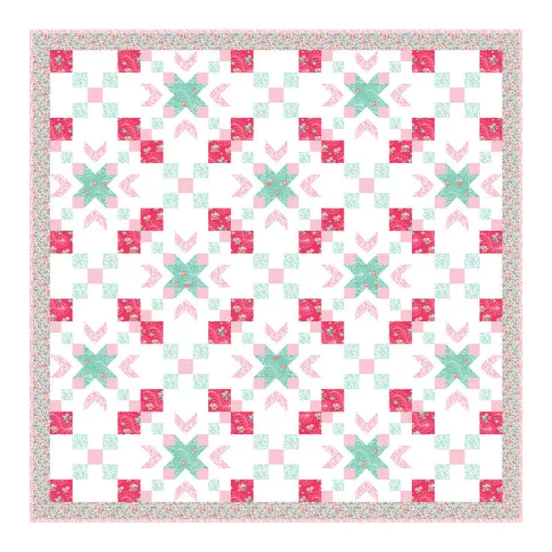 Quilting In Bloom – Quilt Pattern – Starry Eyed – Lorelai Kuecker