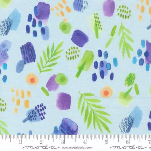 Radiant Aqua fabric 21845 12