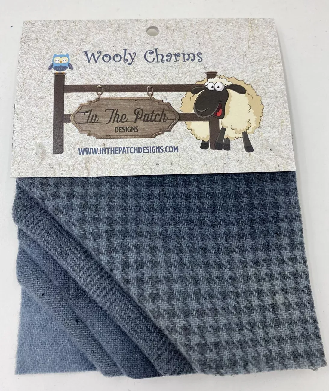 Rain Wool Chubbys 16in Square On Plaid