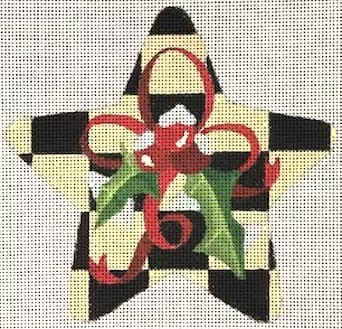 Raymond Crawford Designs – Black Checkered Holly Star