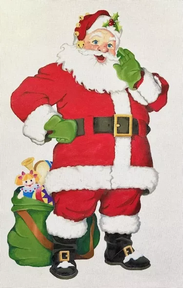 Raymond Crawford – Giant Santa w/ Bag of Toys