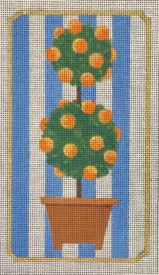 Raymond Crawford – Orange Topiary Sunglass Case