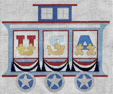 Raymond Crawford – Patriotic Train Caboose