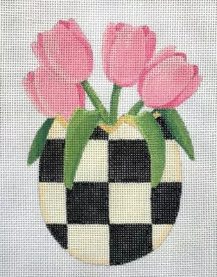 Raymond Crawford – Pink Tulips Egg
