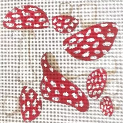 Raymond Crawford – Red Mushrooms Square