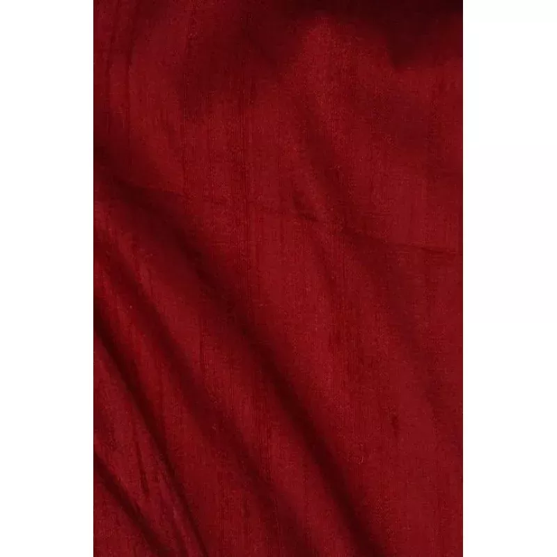 Red Dahlia Dupioni Silk Fabric