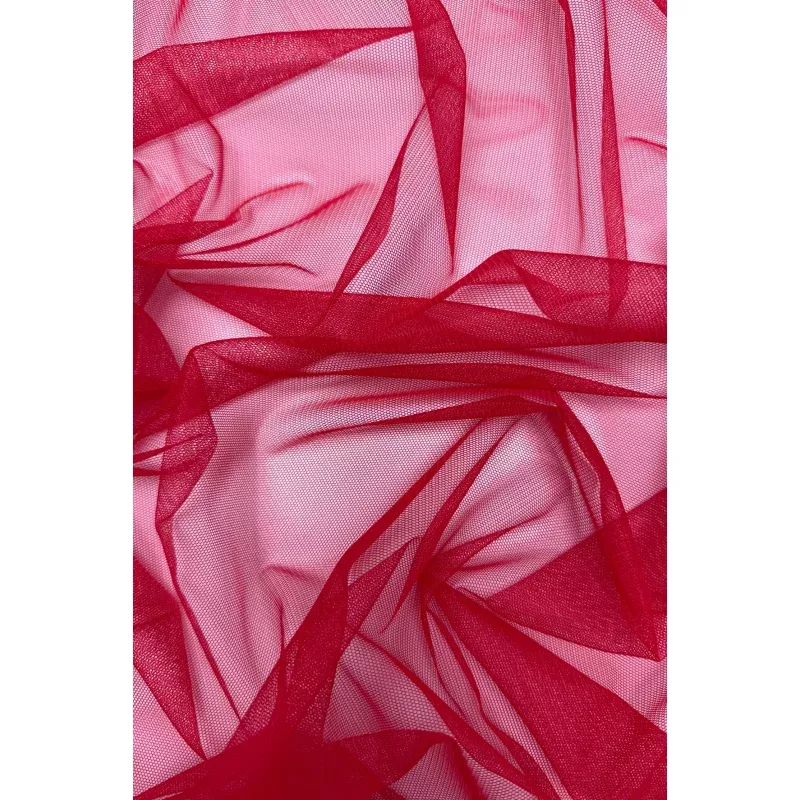 Red Italian Soft Tulle