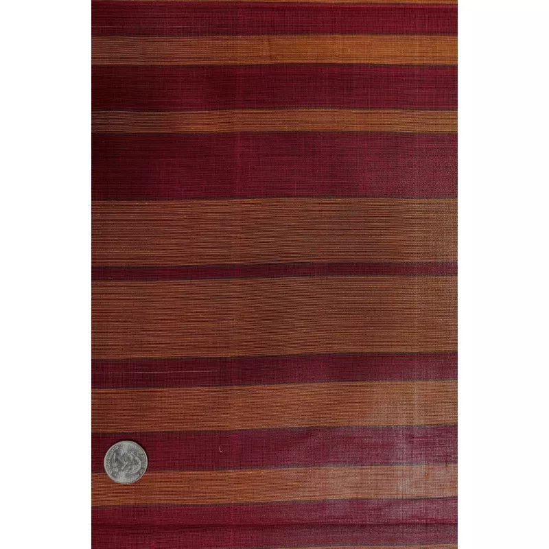 Red Orange Striped Cotton Novelty COT-104