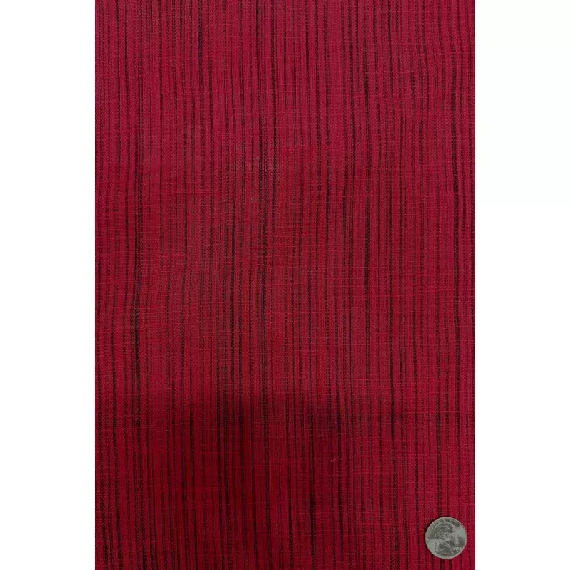 Red Stripe Cotton Novelty COT-179-03