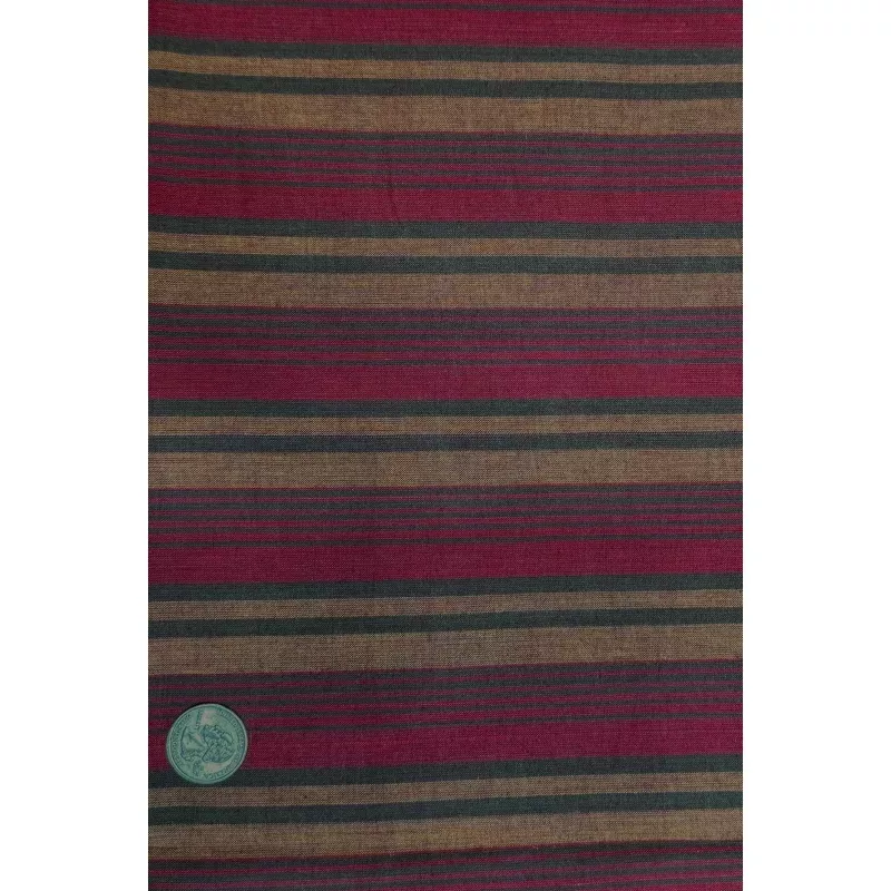 Red Theme Stripe Cotton Novelty COT-193-01