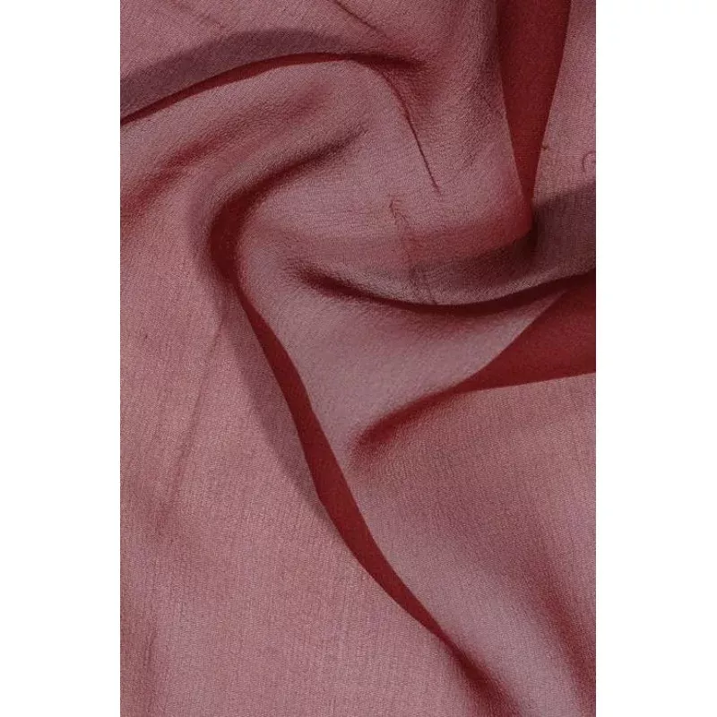 Red Violet Silk Georgette Fabric