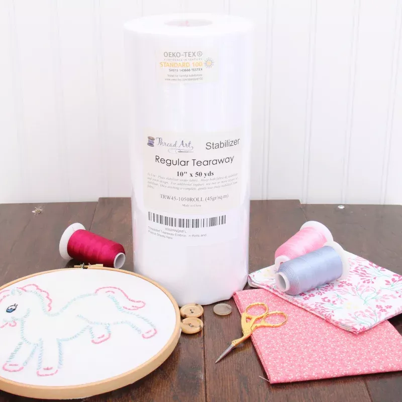 Regular Tearaway Embroidery Stabilizer – 10 inch 50 yd roll