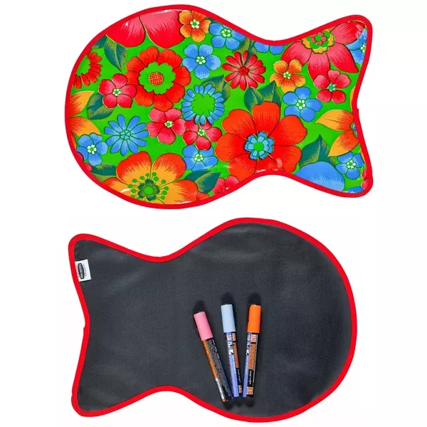 Reversible Oilcloth Cat Mats