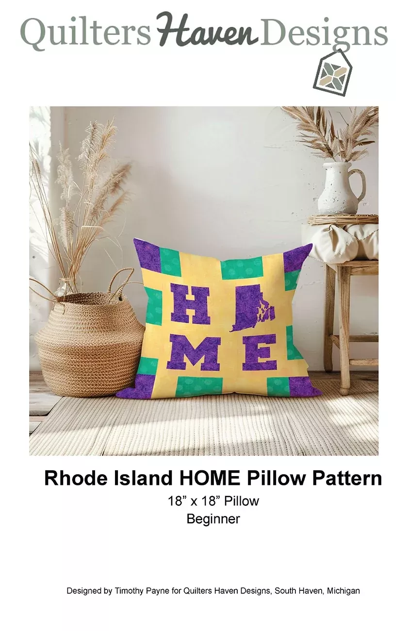 Rhode Island HOME Pillow Pattern