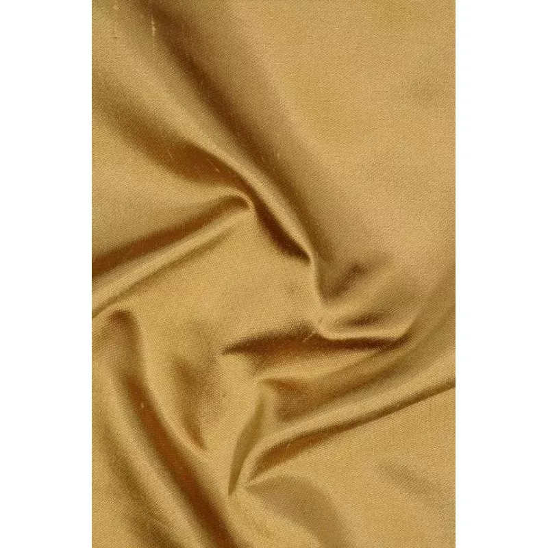 Rich Gold Italian Shantung Silk Fabric